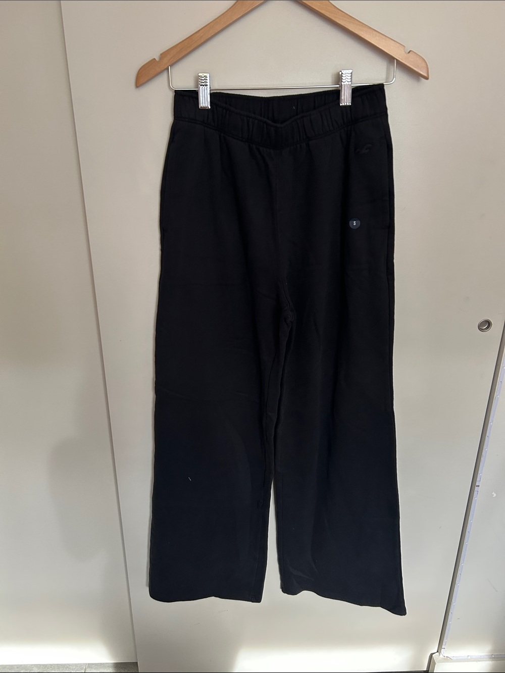 Hollister Kids Black Wide-Leg Sweatpants